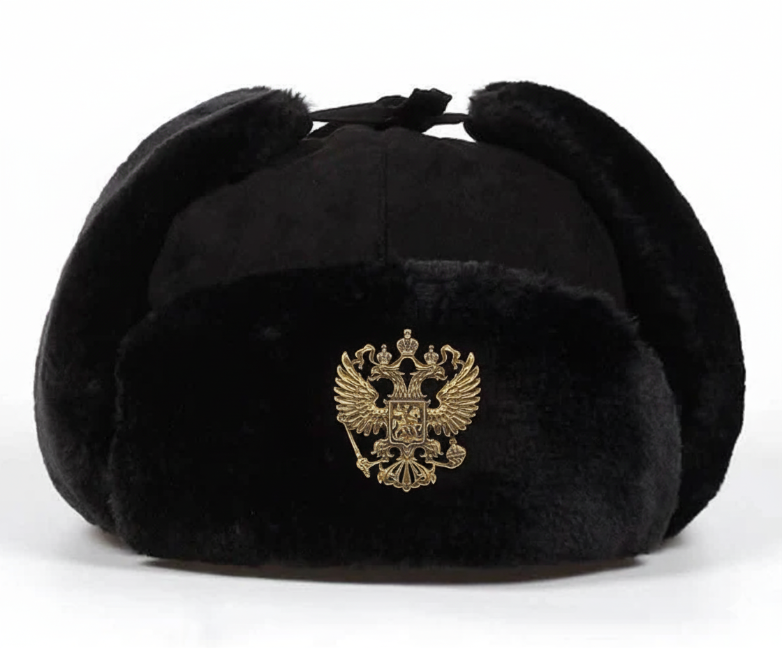 Ушанка с герб на Русия - shlio-bg.com