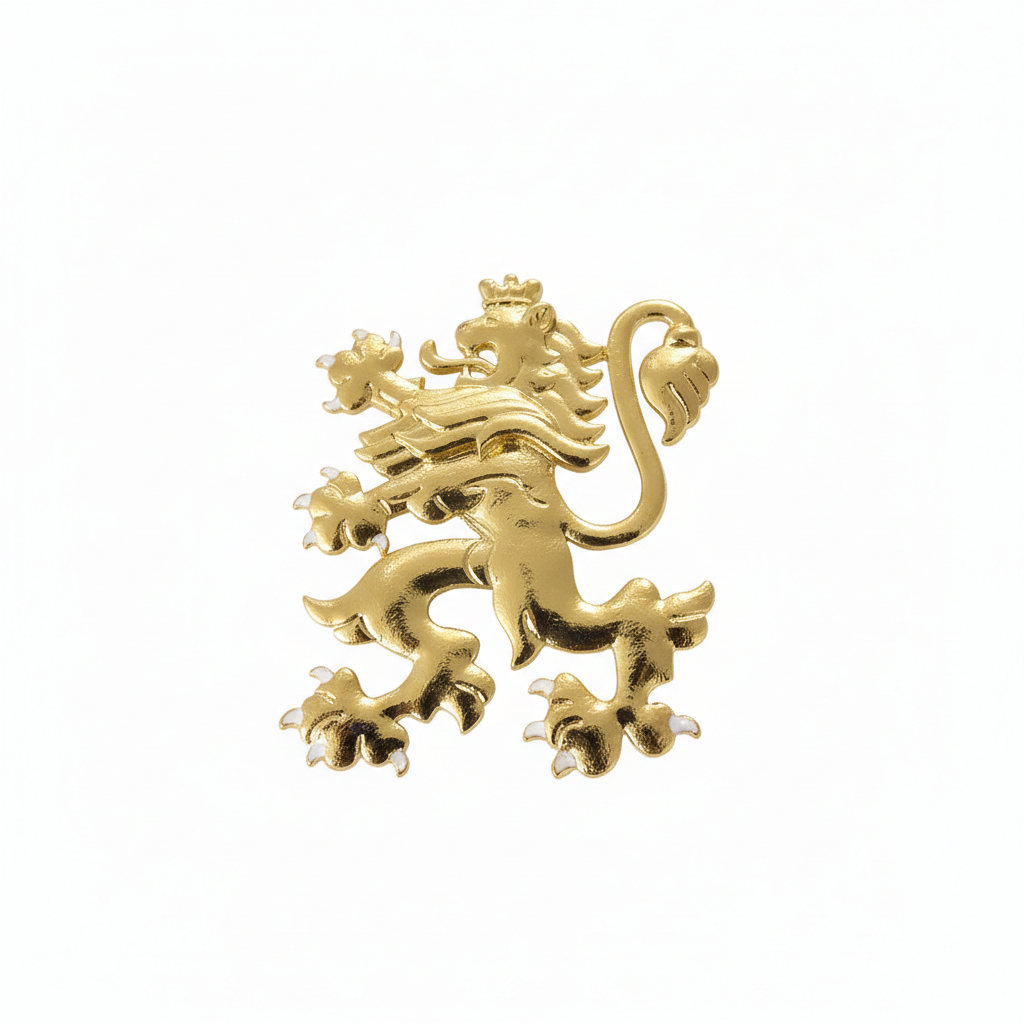 Златиста значка ''БЪЛГАРСКИ ЛЪВ'' - shlio-bg.com