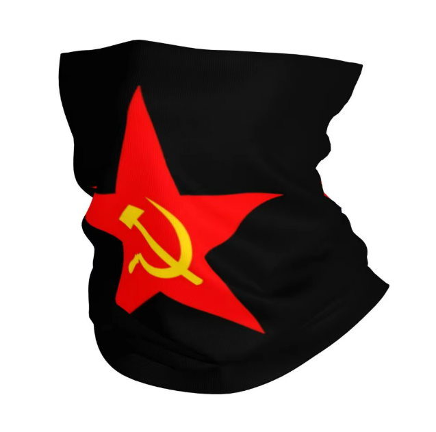 Бандана СССР в черен цвят - код 7 - shlio-bg.com