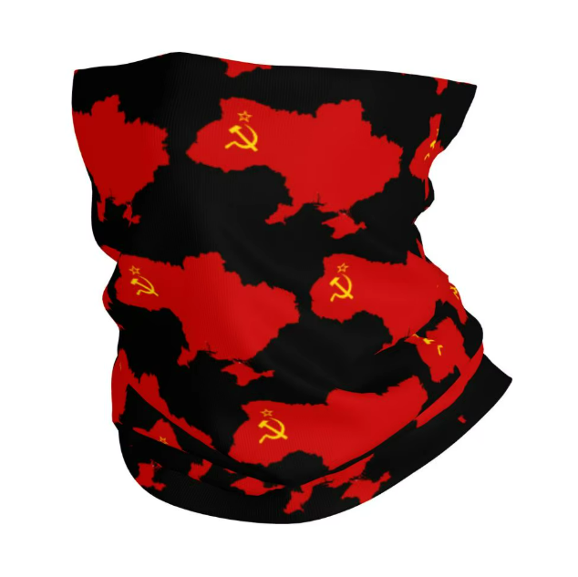 Бандана СССР в черен цвят - код 14 - shlio-bg.com