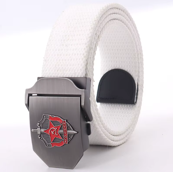 Колан КГБ - бял цвят - код 10 - shlio-bg.com