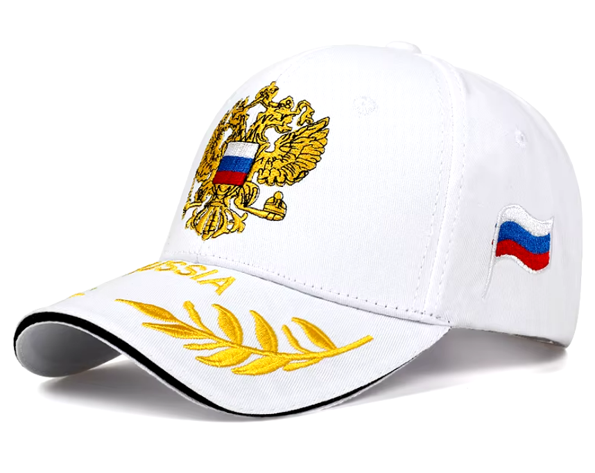 Бяла шапка с герб на Русия - shlio-bg.com