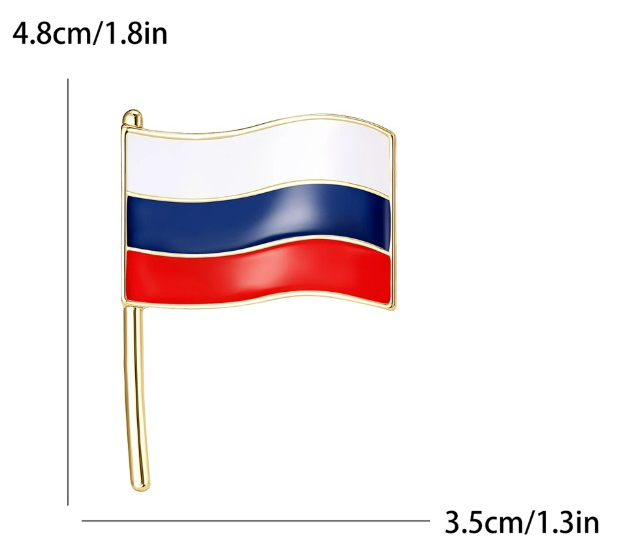 Значка Русия - код 1 - shlio-bg.com