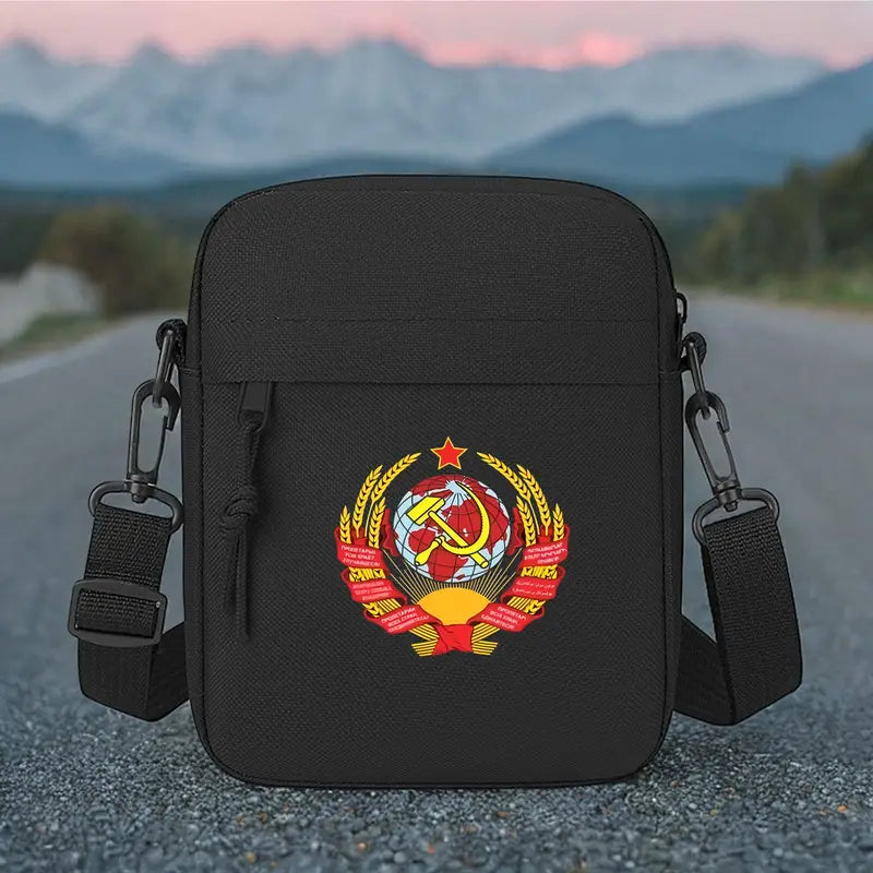 Черна мъжка чантичка СССР - код 3