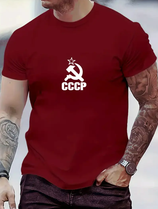 Червена тениска СССР - код 2