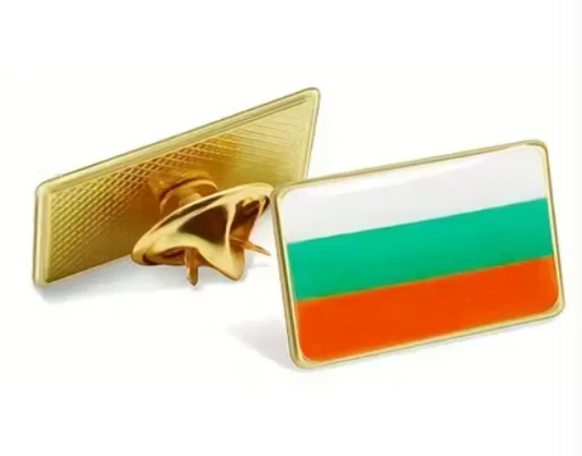 Значка-знаме с българския трикоьлор - shlio-bg.com