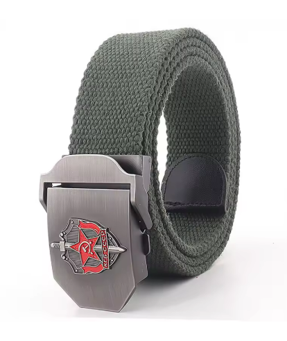 Колан КГБ - войнишко зелено - код 13 - shlio-bg.com
