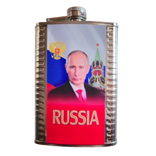 Бутилка за алкохол с Владимир Путин