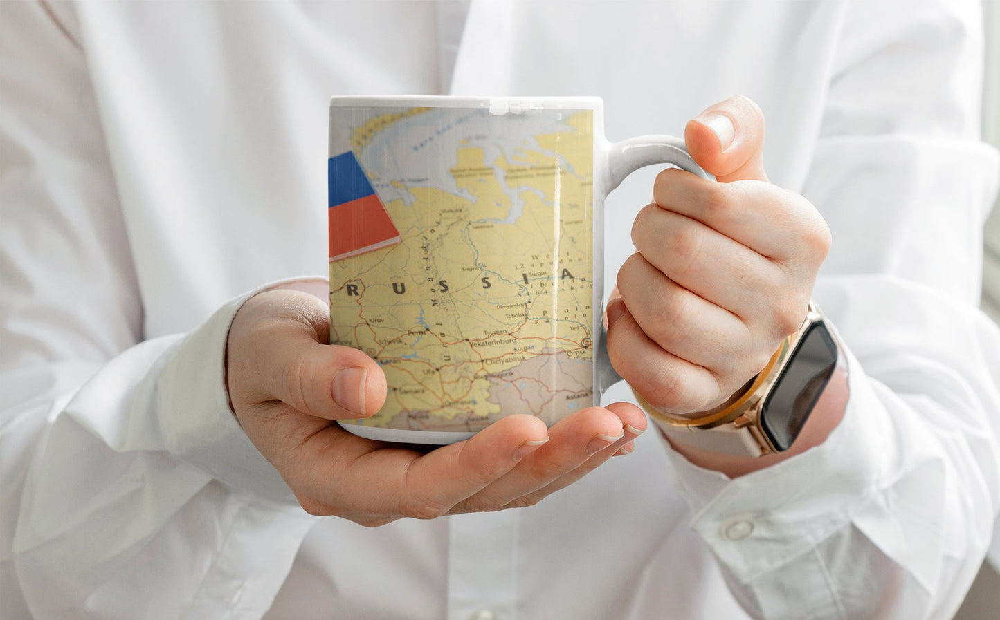Чаша с картата на Русия - shlio-bg.com