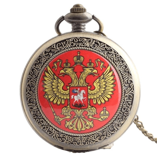 Джобен часовник с герб на Русия - код 106.