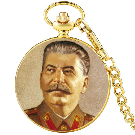 Джобен часовник със снимка на Сталин на корпуса - код 128 - shlio-bg.com