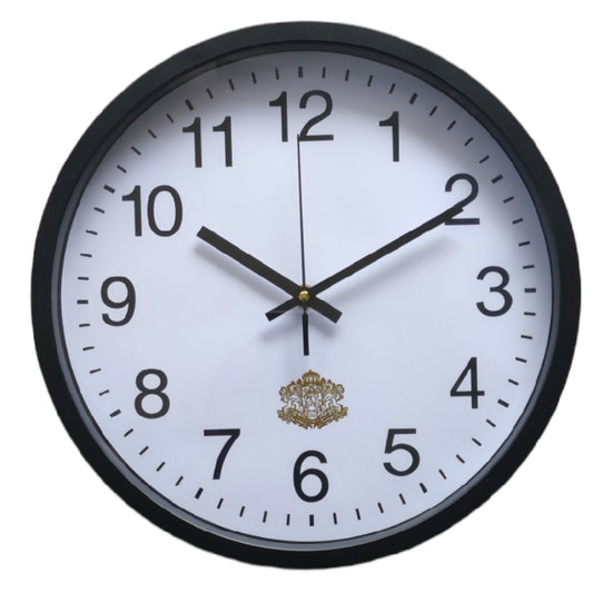 Стенен часовник с герб на България - shlio-bg.com